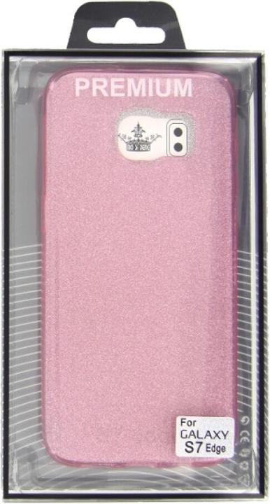 Produktbild OEM TPU Case Glitter Samsung Galaxy S7 Edge pink (Samsung Galaxy S7 Edge)