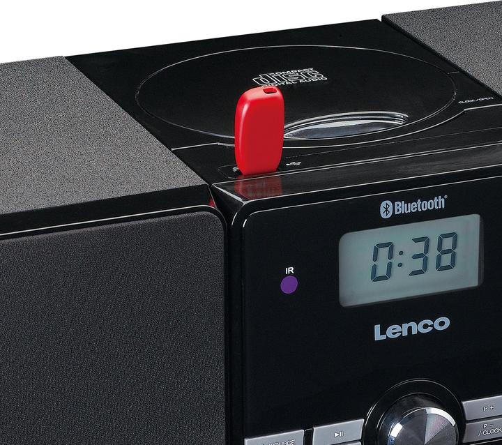 Immagine prodotto Lenco MC-030BK (Bluetooth, Lettore CD, 2x 10 W)