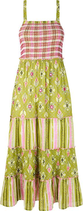 Image du produit Joe Browns Checkered Shirred Bodice Embellished Maxi Dress