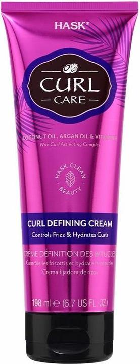 Produktbild Hask CURL CARE curl defining cream 198 ml (Haarwachs, 198 ml)