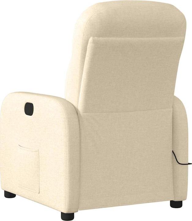 Immagine prodotto VidaXL Sedia da massaggio elettrica in tessuto crema
