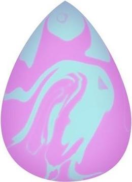 Actual product image KillyS Make Up Sponge 3D Marbled Makeup Sponge