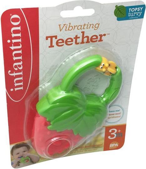 Infantino INF Chewing rattle strawberry