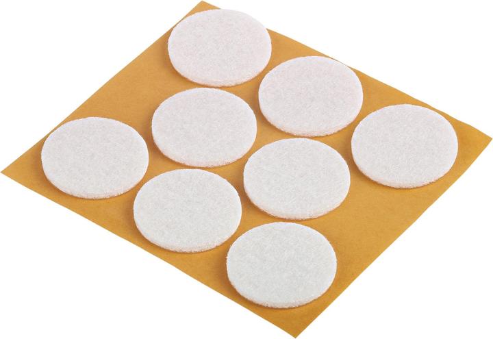 Fix-o-moll Felt gliders 3 mm / Ø 28 mm 8 x (Felt gliders, 8 Piece)