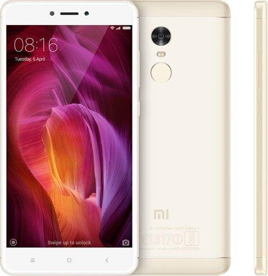 Xiaomi Redmi Note 4 (32 GB, Gold, 5.50", Hybrid Dual SIM, 13 Mpx, 4G)