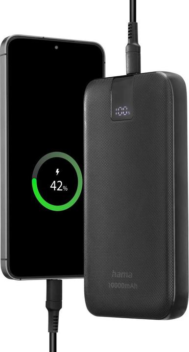 Actual product image Hama PD 10 (10000 mAh, 20 W, 20 Wh)