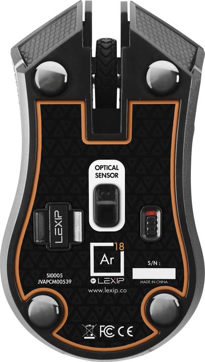 Actual product image Lexip AR18 mouse optical (Cable)