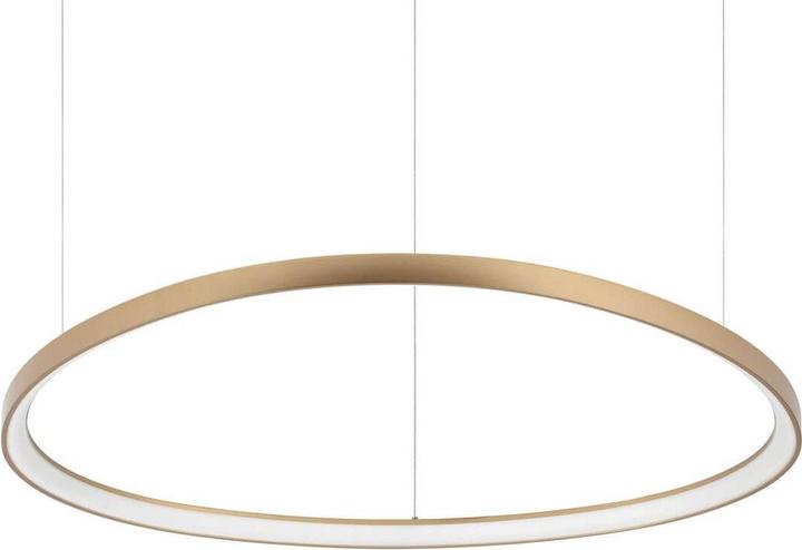 Ideal lux GEMINI LED pendant light 82W brass warm white 307701 (10000 lm)
