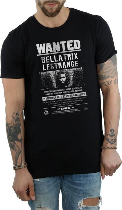 Immagine prodotto Maglietta in cotone da uomo Bellatrix Lestrange Wanted Poster (S)