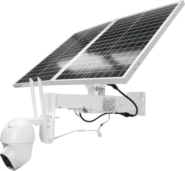 Immagine prodotto PNI Telecamera di videosorveglianza IP60 Live PTZ con pannello solare, 2 MP, GSM 4G, slot SIM, zoom