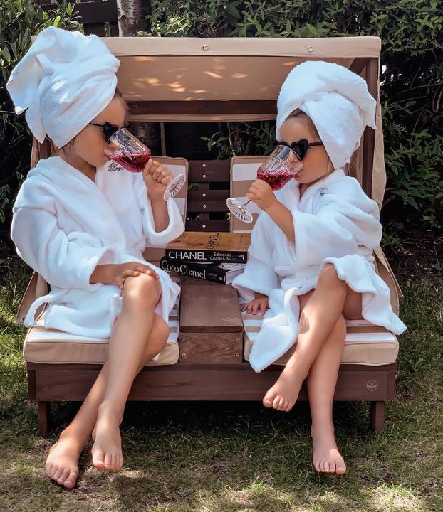 Image du produit KidKraft Salon double chaiselongue Espresso