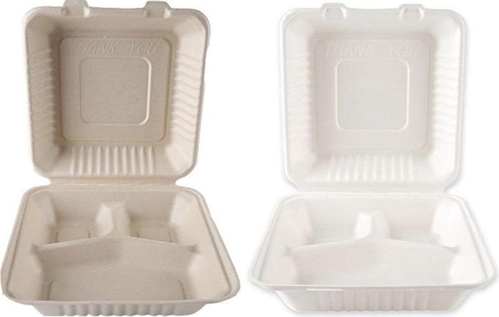 Produktbild Naturestar BIO Take-Away-Box "Triple" Zuckerrohr (250 x)