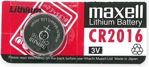 Immagine prodotto Maxell Pila a bottone CR2016 1 pezzo (1 pz., CR2016, 90 mAh)