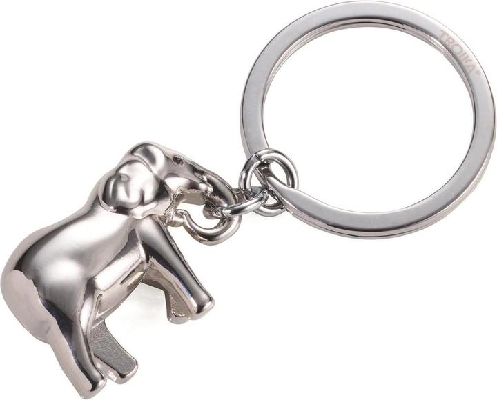 Troika Schlüsselanhänger Elefant Glänzend/Grau