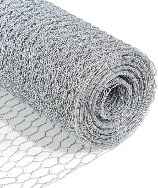 Produktbild Wiltec Volierendraht 5x0,5m Hasendraht 25mm Maschenweite Sechseckgeflecht Zaun (5 m)
