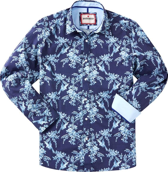 Joe Browns Bird Print Shirt (L)