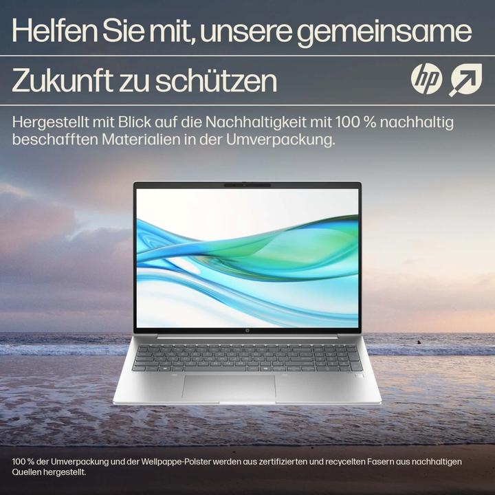 Image du produit HP ProBook 460 16 inch G11 Notebook PC, 40,6 cm (16"), 1920 x 1200 pixels, 8 Go, DDR5-SDRAM, Wi (16", 8 Go, 256 Go, DE)