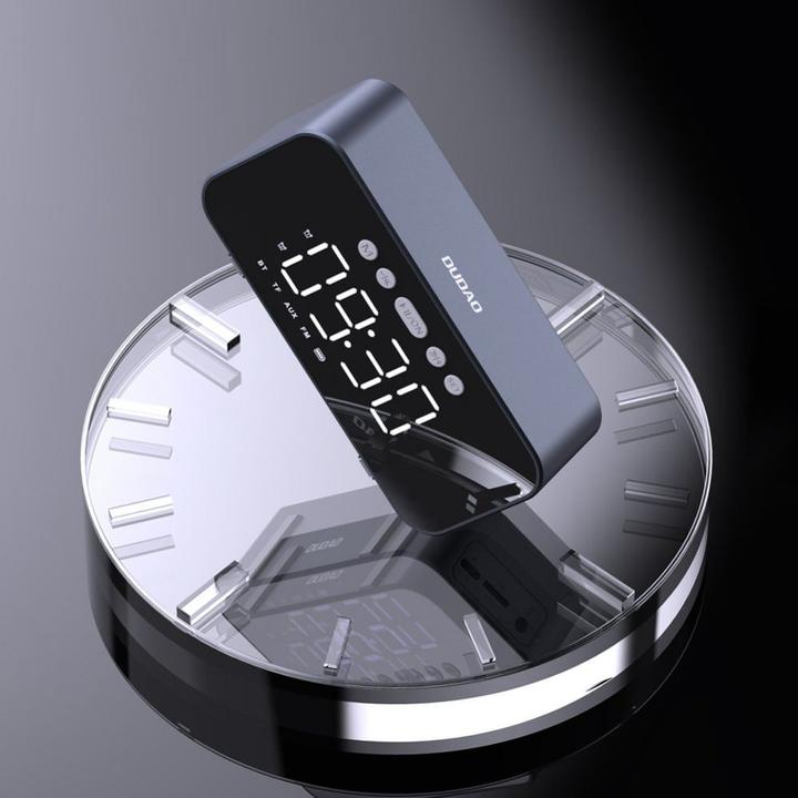 Actual product image Dudao Y17 Bluetooth watch / speaker - silver (USB power delivery)