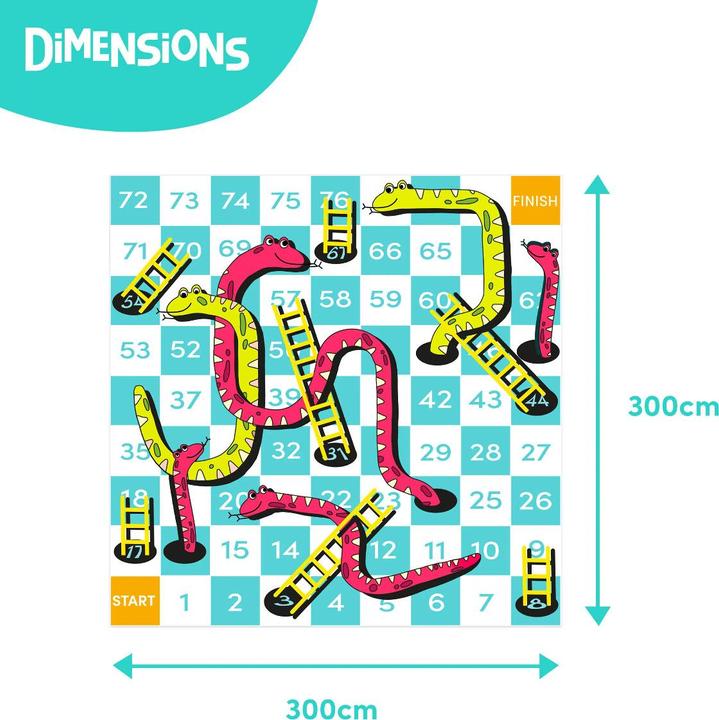 Produktbild The twiddlers Leiterspiel Giant Snakes and Ladders (Deutsch)