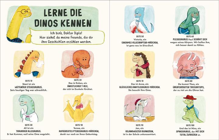 Produktbild Kleine Dinos - grosse Gefühle (Deutsch, Swapna Haddow, Yiting Lee, 2024)