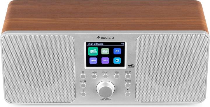 Produktbild Audizio DAB+ Radio Genua Silber, Radio Tuner: FM, DAB+ (DAB+, FM, Bluetooth)