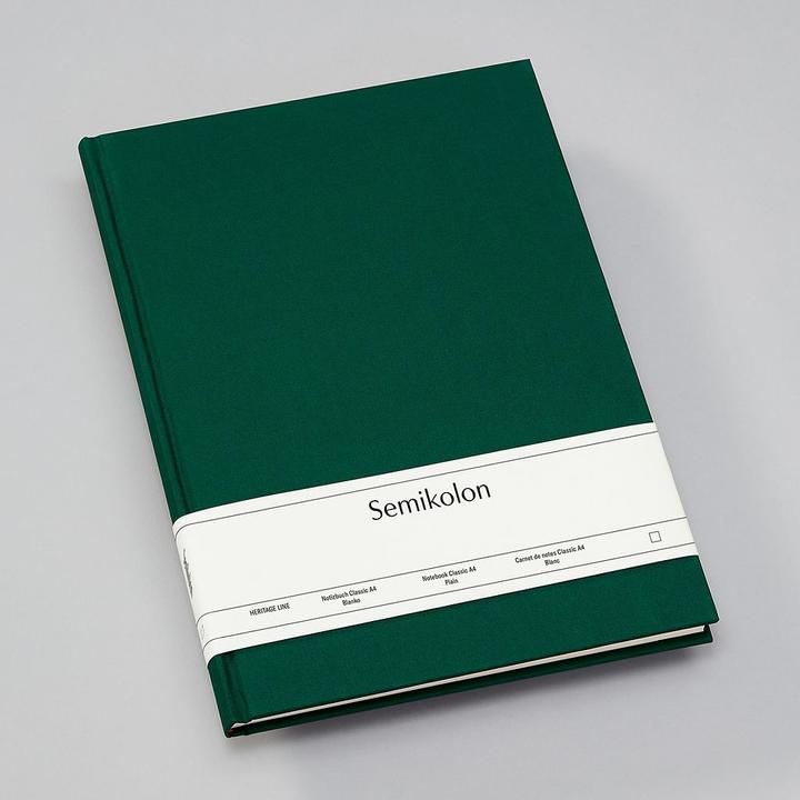 Actual product image Semikolon Classic (A4, Plain, Hardcover)
