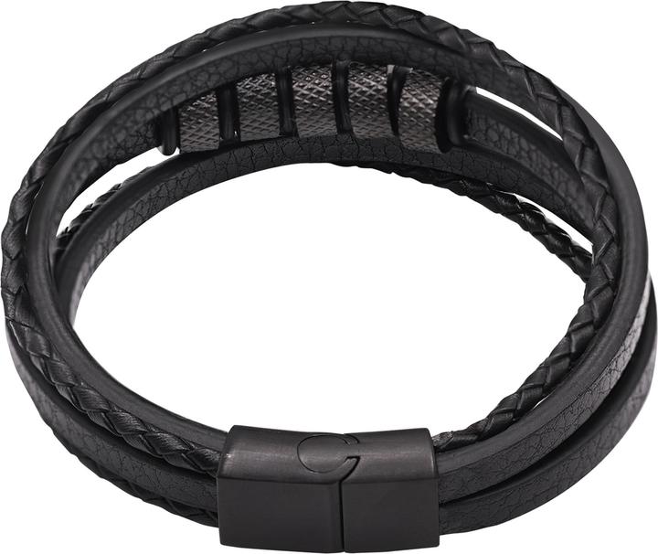 Immagine prodotto Heideman Bracciale in pelle Casper (100% pelle, 100% acciaio inossidabile)