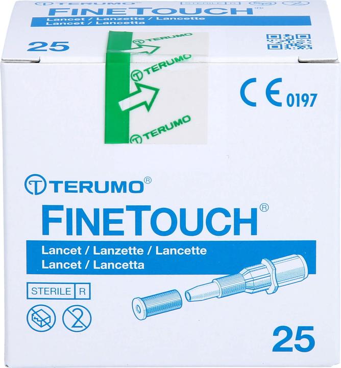 Actual product image Terumo FINETOUCH disposable lancets, 25 pcs LAN (Lancets)