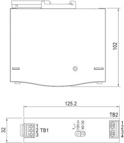 Produktbild MeanWell HutschienenNetzteil (DINRail)