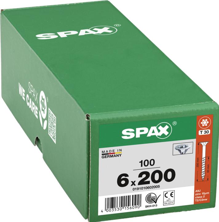 Produktbild Spax Spanplattenschrauben (100 Schrauben pro Stück)