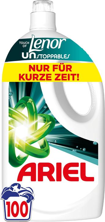 Ariel Touch Of Lenor Unstoppables (100 Cycles de lavage, Lessive liquide)