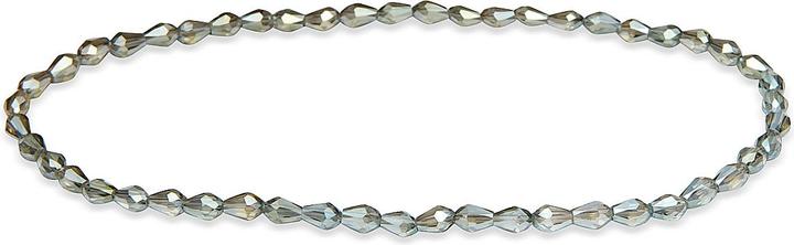 Leyda Fusskette Zirkonia Kristall (syntetischer Stein, 24 cm)