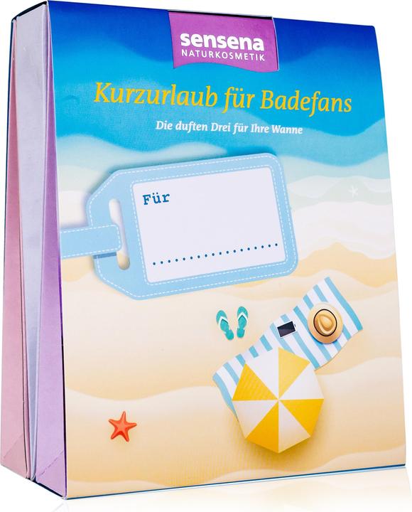 Sensena Geschenkset Kurzurlaub für Badefans (Badekugeln)