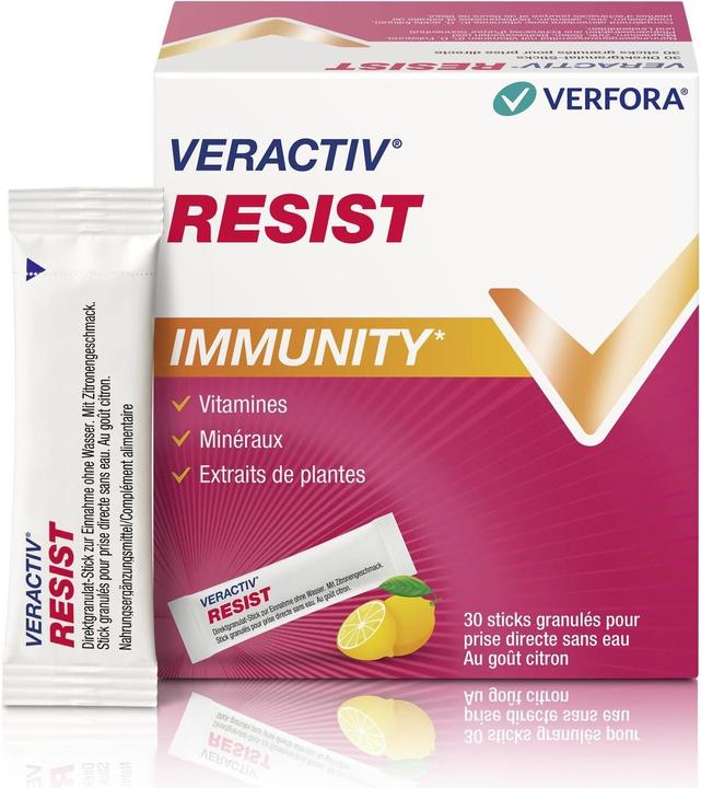 Actual product image Veractiv Resist Direct Sticks 30 pcs (30 Piece, Granulate, 64 g)