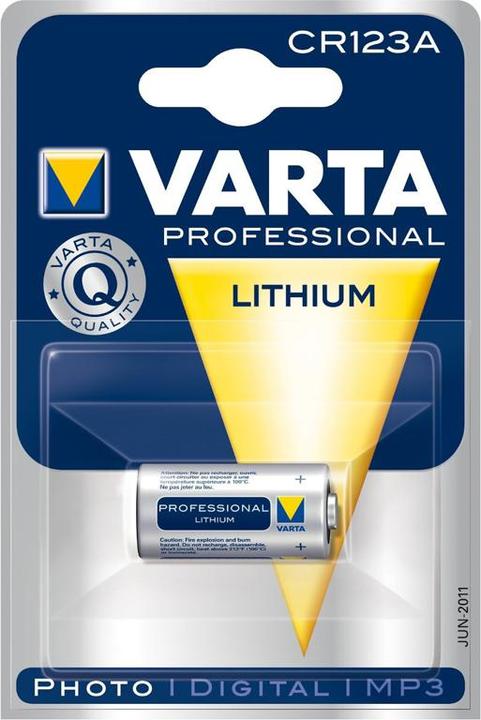Actual product image Varta Photo Lithium (1 pcs., CR123A, 1480 mAh)