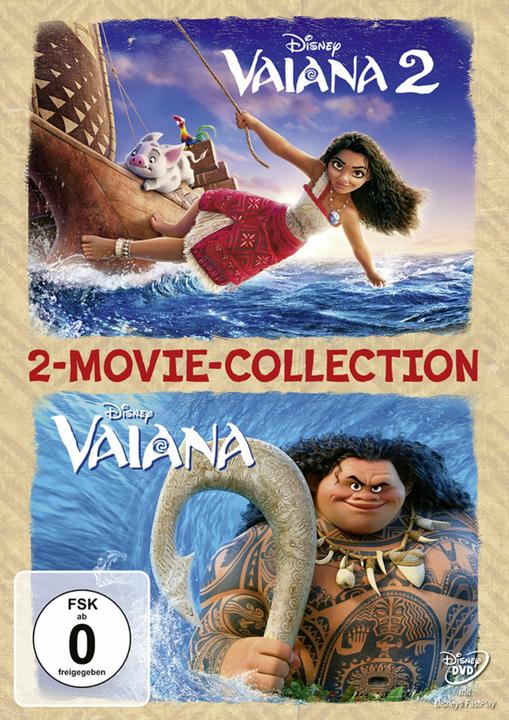 Disney Interactive Studios Vaiana 1+2 (DVD, 2024, Tedesco)
