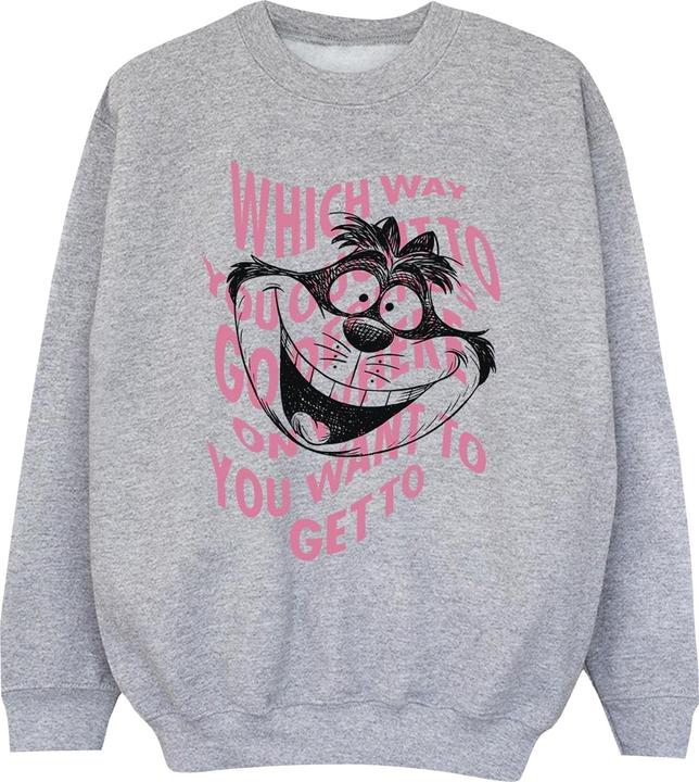 Disney Mädchen Alice im Wunderland Chesire Katze Sweatshirt