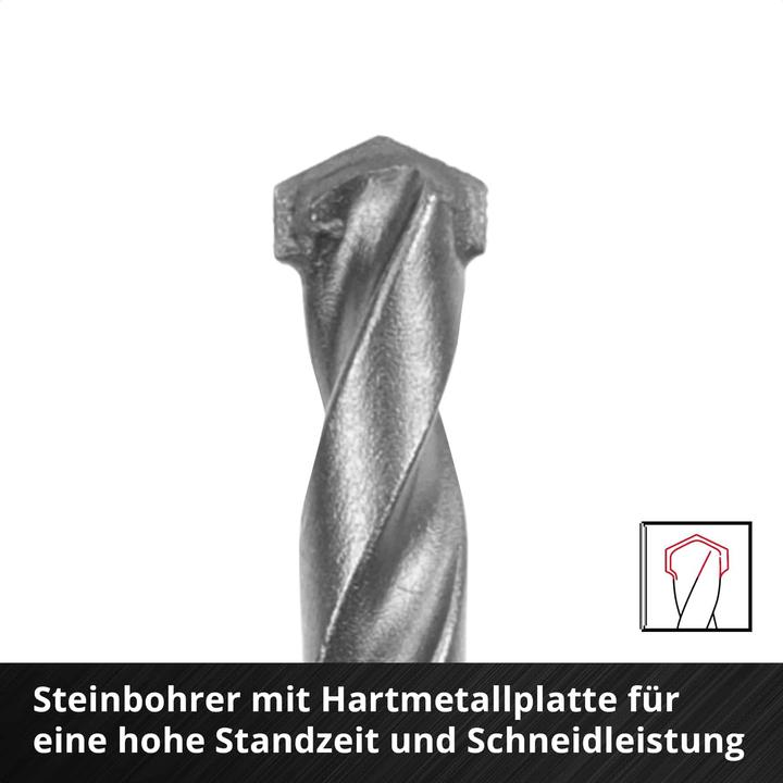 Actual product image Einhell 108759 39-piece drill and bit range (4 mm, 5 mm, 6 mm, 8 mm)
