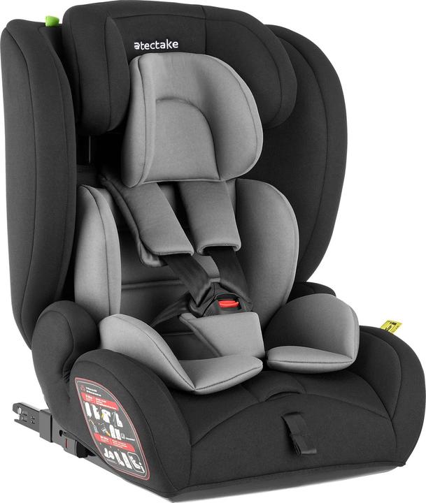 tectake Autositz Emely, 5-Punkt-Gurt, i-Size Zulassung, mit ISOFIX (Kindersitz, ECE R129/i-Size Norm)