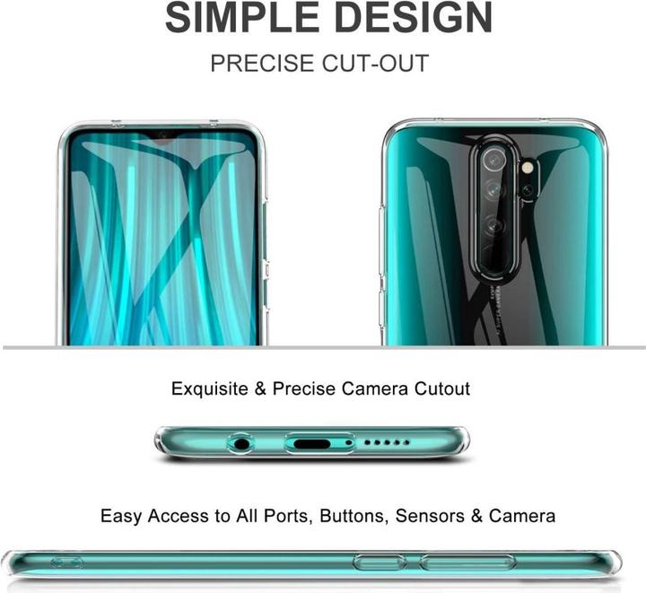 Produktbild Screenguard Xiaomi Redmi Note 8 Pro Flexible TPU Clear Case (Xiaomi Redmi Note 8 Pro)