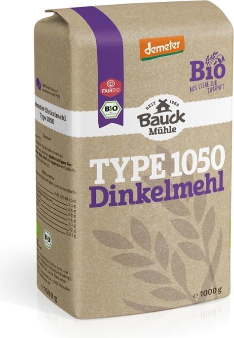 Immagine prodotto Bauckhof V! Farina di farro tipo 1050 DEMETER (1000 g)
