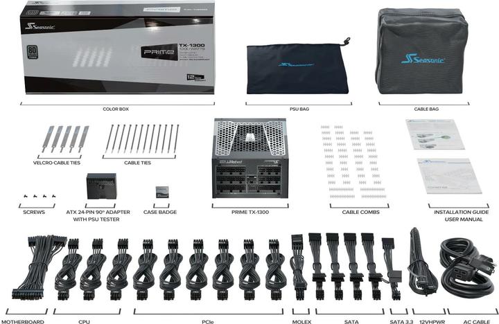 Image du produit Seasonic Prime TX-1300 ATX 3.0 (1300 W)
