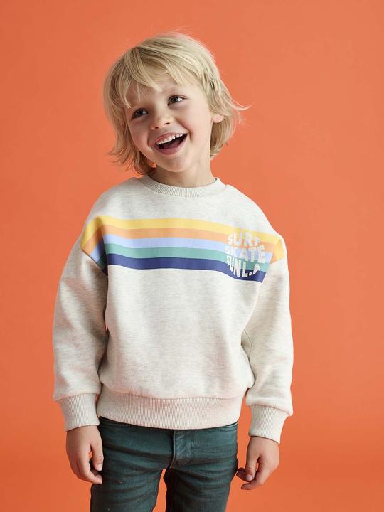 Image du produit Vertbaudet Jungen Rundhals-Sweatshirt mit Recycling-Polyester (158)