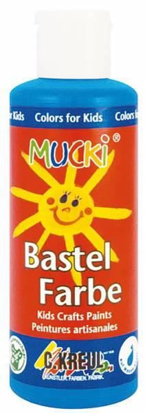 Productafbeelding Mucki Knutselverf (Blauw, 80 ml)