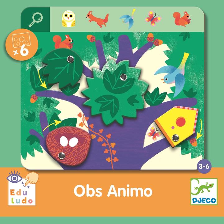 Produktbild Djeco Eduludo Obs Animo (mult)