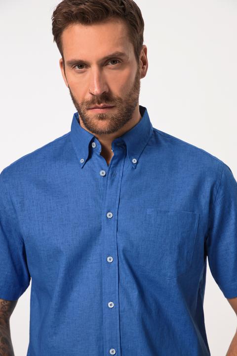 Produktbild JP1880 Hemd, Halbarm, Leinenmix, Buttondown-Kragen, Modern Fit (4XL)