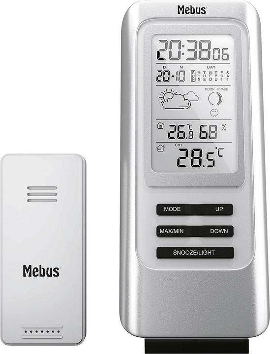 Mebus MEB Funk-Wetterstat.17x7,4x7cm