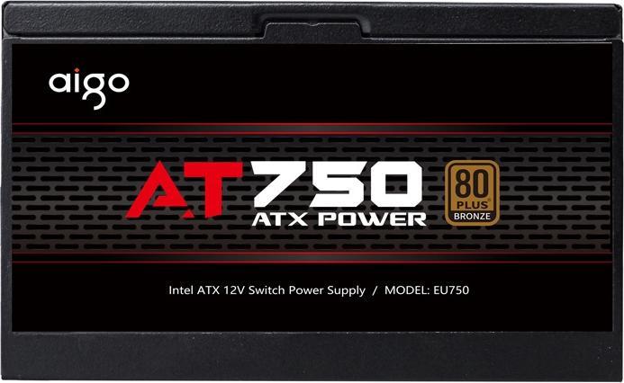 Actual product image Aigo Computer Power Supply AT750 (black) (750 W)