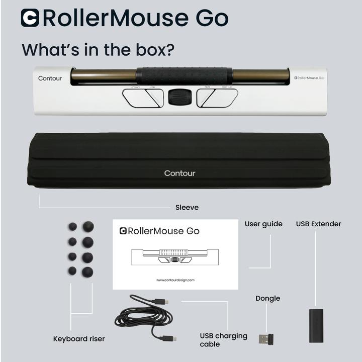 Image du produit Contour Rollermouse Go sans fil au détail (Sans fil)