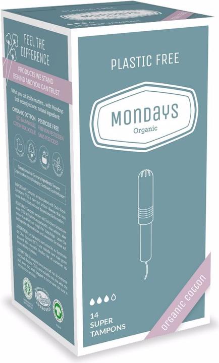 Produktbild Organic Mondays Bio-Tampons mit Karton-Applikator (14 x, Normal)